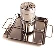 Steven Raichlen Best of Barbecue SR8016 Stainless-Steel Beer-Can Chicken Rack with Drip Pan