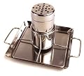 Steven Raichlen Best of Barbecue SR8016 Stainless-Steel Beer-Can Chicken Rack with Drip Pan