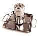 Steven Raichlen Best of Barbecue SR8016 Stainless-Steel Beer-Can Chicken Rack with Drip Pan