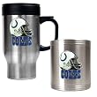 Indianapolis Colts 16oz Travel Mug & Stainless Can Holder Set - Helmet logo NFL Football