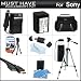 Must Have Accessory Kit For Sony HDR-XR260V, HDR-TD20V, HDR-CX190, HDR-CX210 High Definition Handycam Camcorder Includes Replacement (2300Mah) NP-FV70 Battery + Ac / DC Charger + Deluxe Case + Tripod + Mini HDMI Cable + USB 2.0 SD Reader + Much More