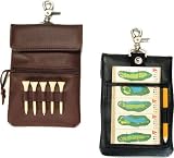 Royce Leather Clip-On Golf Accessory Bag 672-5 Small Leather