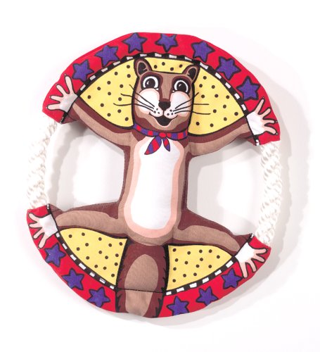 Childrens Toyshop  Pet Supplies : Doggy Hoots Dog Toy Rings Original Hurl-A-Squirrel