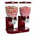 Zevro GAT203 Indispensable Dual-Canister Dry-Food Dispenser, Red