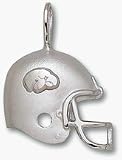 Iowa Hawkeyes Hawk Helmet Pendant - Sterling Silver Jewelry