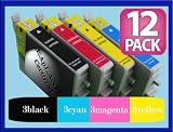 Compatible Ink for Epson T069120_t069420 12pack 3bk,3cyn,3mag,3ylw