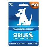 Sirius Radio Prepaid Subscription Card