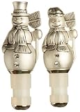 Godinger Snowman Bottle Stoppers, Pair