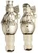 Godinger Snowman Bottle Stoppers, Pair