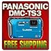 Panasonic Lumix DMC-TS3 12.1 MP Rugged/Waterproof Digital Camera with 4.6x Wide Angle Optical Image Stabilized Zoom and 2.7-Inch LCD (Blue)