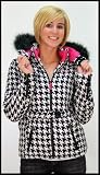 Pepe Girls - Pepe Girls "Saxon" Jacket, white/black or white/brown