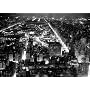 New York City (Central Park, Night Skyline) Art Poster Print - 24" X 36"