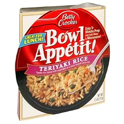 Betty Crocker Bowl Appetit, Teriyaki Rice, 2.5-Ounce Bowls (Pack of 12)