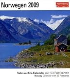 Norwegen 2009: Sehnsuchts-Kalender. 53 heraustrennbare Farbpostkarten
