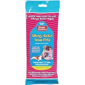 Simple Solution Allergy Relief from Pets Wipes
