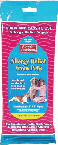 Simple Solutions Allergy Relief from Pets Wipes
