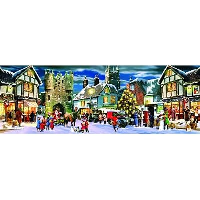 Christmas Panorama 500pc Jigsaw Puzzle by Kevin Walsh