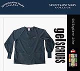 Mt. Saint Mary Blue Knights Scrub Style Nursing Jacket from GelScrubs - B000BJKV3G