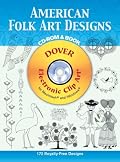 American Folk Art Designs CD-ROM and Book (Electronic Clip Art)