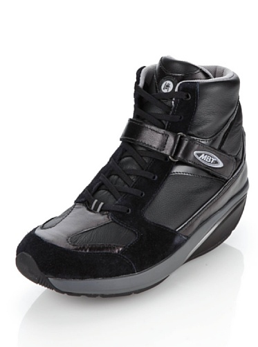 MBT femmes chaussures de trekking Moja Mid caviar noir, stiefel & boots damen/53557:35
