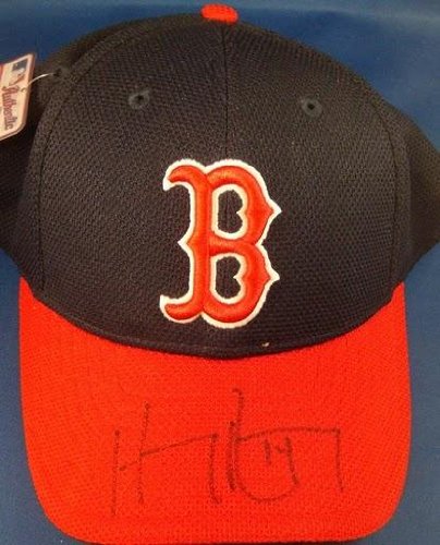 Hanley Ramirez Autographed Boston Red Sox Hat - Autographed MLB Helmets and Hats