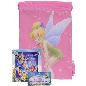 Buy Tinker Bell Value Pack Drawstring Bag, Puzzle and Stick on Earrings Set by Tinker Bell