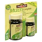 Nature Made Multi Complete Vitamin and Mineral Supplement Tablets, 130-Count Bottles (Pack of 3)