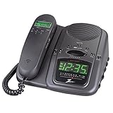 Zenith Z814B Clock Radio-Telephone (Caller ID Memory,Dual Alarm)