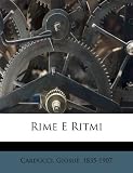 9781246885590: Rime E Ritmi