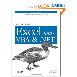 Programming Excel with VBA and .NET