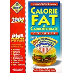 The Doctor's Pocket Calorie, Fat & Carbohydrate Counter: Plus 80 Fast-Food Chains and Restaurants