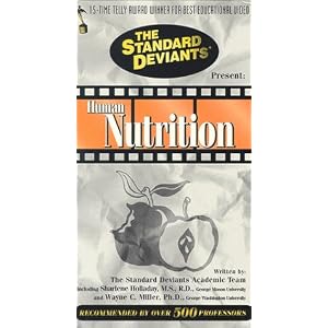 51T1X46S7GL. SL500 AA300  The Standard Deviants: Human Nutrition [VHS]