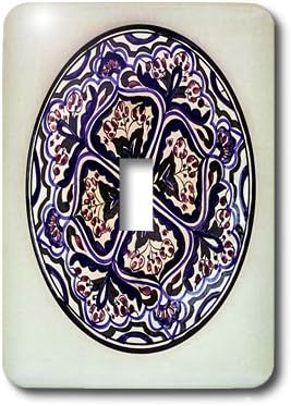 Danita Delimont - Objects - Ceramics, Nabeul, Tunisia. Souvenir Ceramic Plate with Modern Designs. - Light Switch Covers - single toggle switch (lsp_210016_1)