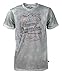 Harley-Davidson Men's Black Label Short Sleeve Tee, H-D Script Scroll, Gray (L)