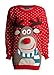 Forever Womens Unisex Rudolph Print 3D Nose Pom Pom Christmas Jumper