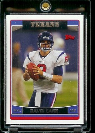 2006 Topps # 225 David Carr - Houston Texans - NFL Football Cards