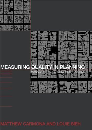 Measuring Quality in Planning: Managing the Performance Process