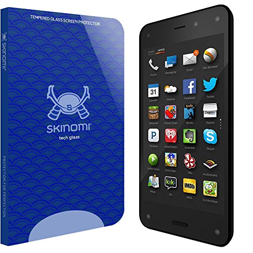 Amazon Fire Phone Screen Protector, SkinomiÂ® Tech Glass Screen Protector for Amazon Fire Phone Clear HD and 9H Hardness Ballistic Tempered Glass Shield with Lifetime Warranty