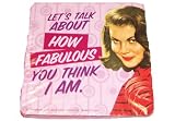 Let's Talk About How Fabulous You Think I Am Coasters Set of 6 Retro