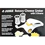 JUDGE ROTARY WHITE CHEESE GRATER WITH 3 DRUMS