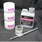 US Seller ~ 6 in 1 Nail Art Kit Acrylic Liquid Powder Pen Dappen dish set #46