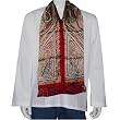 Designer Scarf Summer Accessories Printed Silk 22 X 72 inches