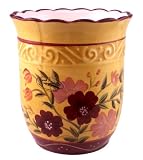 KITCHEN UTENSIL HOLDER TUSCANY GARDEN,FLOWER DECOR