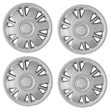 Set of Four 1997, 1998, 1999, 2000 Plymouth Voyager Mini Van Style 15 Inch Silver Hubcaps Wheel Covers