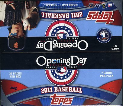 MLB 2011 Topps Opening Day Retail (36 Packs)