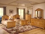 American Woodcrafters Cottage Traditions Sandstone Twin Size Panel Bedroom  ....