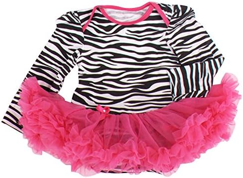 DanDe Baby's Tutu Roses Romper Toddler Dress Outfits for 0-3M