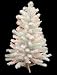 3' Pre-Lit Norway White Iridescent Artificial Christmas Tree Multi Lights H81028