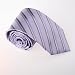 Blue Stripes Woven Silk Tie Gift Box Set Medium Purple Gifts for Him T8065