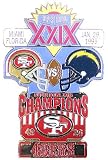 Super Bowl XXIX Oversized Commemorative Pin